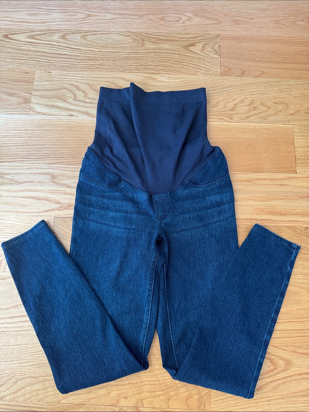 SPANX Dark Blue Maternity Jeggings , S/P
